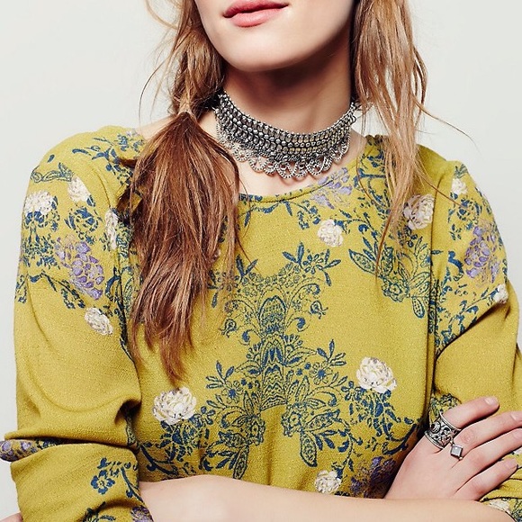 Goldenrod Tunic DRESS Long Sleeve Smooth Talker - Picture 4 of 5